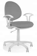 Otočná stolička SMART-WHITE šedá Nowy Styl
