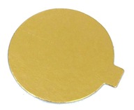 Jednodielne bankety, zlaté okrúhle dezertné prestieranie, 10 cm, 200 kusov