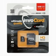 Pamäťová karta IMRO microSD 128 GB CLASS 10 UHS-3 10 Pamäťová karta IMRO microSD 128 GB CLASS 10 UHS-3 10