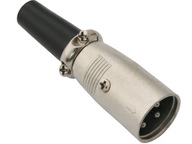 XLR 3P konektor mikrofónu pre skrútený, ohybný kábel XLR 3P konektor mikrofónu pre skrútený, ohybný kábel
