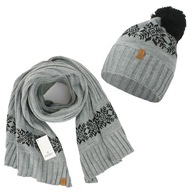 NANDY Set Čiapka šál Zimná súprava Teplá zima Norwegian NANDY Set Čiapka šál Zimná súprava Teplá zima Norwegian