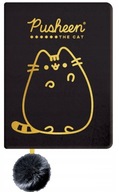 Pusheen Diary Plyšový zápisník A5 96k line black Gold DARČEK Pusheen Diary Plyšový zápisník A5 96k line black Gold DARČEK