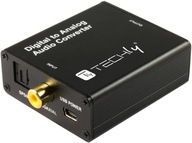 Toslink SPDIF koaxiálny analógový RCA DAC prevodník