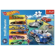 Puzzle 24 maxi sada puzzle Fast Hot Wheels TREFL Puzzle 24 maxi sada puzzle Fast Hot Wheels TREFL
