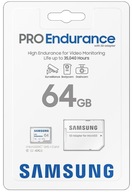 SAMSUNG PRO ENDURANCE 64GB micro SD karta pre KAMERY