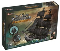 3D puzzle Pirátska loď Queen Anne's Revenge XL
