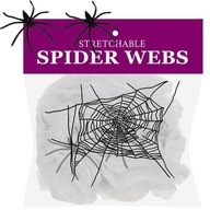 Umelá pavučina + 2 halloweenske pavúky