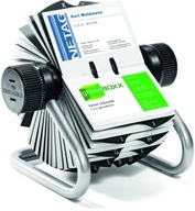 DURABLE VISIFIX 400 rotačný vizitkár, strieborný DURABLE VISIFIX 400 rotačný vizitkár, strieborný