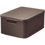 Košík s pokrievkou 18L hnedý STYLE M 8006 Košík s pokrievkou 18L hnedý STYLE M 8006