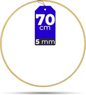 GOLD MAT obruč 70 cm 5 mm SILNÁ základňa makramé GOLD MAT obruč 70 cm 5 mm SILNÁ základňa makramé