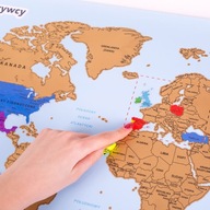 Stierací žreb pre prieskumníka Map World PL TRAVELLER darček Stierací žreb pre prieskumníka Map World PL TRAVELLER darček