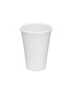 Plastový pohár 200 ml biely PP $ 100