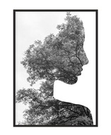 OBRAZOVÝ PLAGÁT V RÁME 53x73 cm Dievča P1250