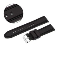 Silikónový remienok 22 mm čierny QUICK PIN Silikónový remienok 22 mm čierny QUICK PIN