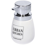 DÁVKOVAČ MYDLA NA TEKUTÉ RIADENIE, RUČNÝ, KÚPEĽŇOVÝ, KERAMICKÝ, BIELY 300 ML DÁVKOVAČ MYDLA NA TEKUTÉ RIADENIE, RUČNÝ, KÚPEĽŇOVÝ, KERAMICKÝ, BIELY 300 ML