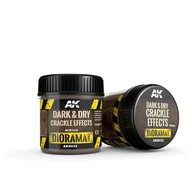 AK 8032 Dark & ​​​​Dry Crackle Effects 100 ml