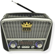Rádio FM KUCHYŇA Prenosné USB SOLAR RETRO