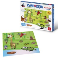 Brilantné detské puzzle so zvieratkami