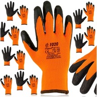 Zateplené zimné odolné pracovné rukavice XL