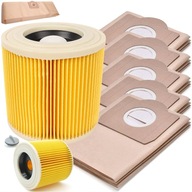 FILTRAČNÉ VRECKÁ PRE KARCHER WD3 MV3 WD VYSÁVAČ 3 FILTRAČNÉ VRECKÁ PRE KARCHER WD3 MV3 WD VYSÁVAČ 3