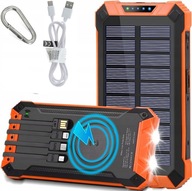 POWERBANK SOLAR NABÍJAČKA 30000mAh 6xUSB TORCH