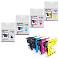 NOVINKA 4x pre Brother LC1100 LC-1100 atrament MFC-J615 MFC-6890CDW DCP-387 DCP-185 NOVINKA 4x pre Brother LC1100 LC-1100 atrament MFC-J615 MFC-6890CDW DCP-387 DCP-185