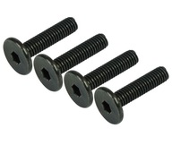 Skrutka M6 x 30 mm s plochou hlavou, čierna nábytková skrutka metrická skrutka Skrutka M6 x 30 mm s plochou hlavou, čierna nábytková skrutka metrická skrutka