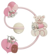 HONEY 3 BEAR trblietavá detská lampa pre dievčatá