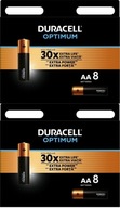 DURACELL OPTIMUM LR6 AA Alkalická batéria 8 ks x2