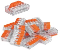 RÝCHLY KONEKTOR PRE DRÔT, KÁBEL, 5x4, 100 ks WagIN RÝCHLY KONEKTOR PRE DRÔT, KÁBEL, 5x4, 100 ks WagIN