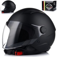OTVORENÁ PRILBA NA MOTORKU | VITO UNO | MATTE BLACK CHOPPER ECE SKÚTER 22/06 OTVORENÁ PRILBA NA MOTORKU | VITO UNO | MATTE BLACK CHOPPER ECE SKÚTER 22/06