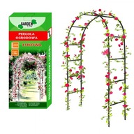 Oblúková záhradná pergola 240 cm, zelená, SILNÁ Oblúková záhradná pergola 240 cm, zelená, SILNÁ