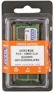 Pamäť pre notebook GOODRAM DDR3 SODIMM 8GB/1333 (