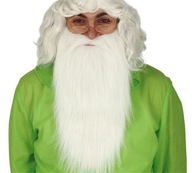 BIELY ČARODEJNÍK CLAUS BRADA A fúzy BIELY ČARODEJNÍK CLAUS BRADA A fúzy