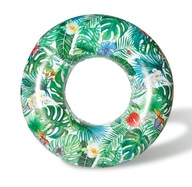 Tropický kruh 80 cm nafukovacie plávajúce listové kvety