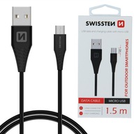 SWISSTEN USB nabíjací kábel - micro USB 1,5 m SWISSTEN USB nabíjací kábel - micro USB 1,5 m