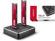 Dokovacia stanica Axagon ADSA-M2C USB-C 2xM.2 NVMe