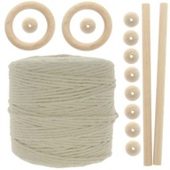 ECO Darčekový štartovací set makramé 3mm + príslušenstvo ECO Darčekový štartovací set makramé 3mm + príslušenstvo