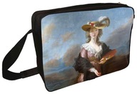 Autoportrét so slamenou taškou cez rameno od Élisabeth Vigée-Lebrun