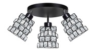MODERNÁ ČIERNA STROPNÁ ZÁVISNÁ LAMPA MODERNÁ ČIERNA STROPNÁ ZÁVISNÁ LAMPA