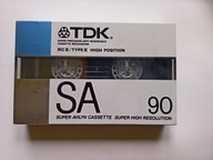 TDK SA90 1988 EU 1 ks. TDK SA90 1988 EU 1 ks.