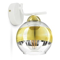 Nástenná lampa White Gold GLASS K1 LED E27