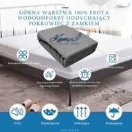 Vodeodolný poťah ŠEDÝ!! Froté ZAMEK 120X200 Vodeodolný poťah ŠEDÝ!! Froté ZAMEK 120X200