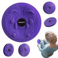 DrFit Twister kotúč s výstupkami, rotačný kotúč, fitness masáž, ø 25cm, fialový DrFit Twister kotúč s výstupkami, rotačný kotúč, fitness masáž, ø 25cm, fialový