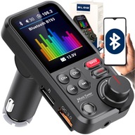 BLUETOOTH 5.0 FM VYSIELAČ SÚHLAS QC3.0 SD VEĽKÝ DISPLEJ