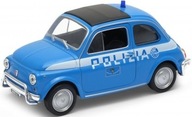 Model WELLY - FIAT Nuova 500 Polizia MIERKA 1:34