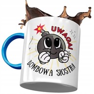 Modrý hrnček ako darček k narodeninám sestry Modrý hrnček ako darček k narodeninám sestry