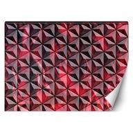 Fototapeta, červená geometria - 200x140