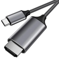 Kábel s adaptérom USB-C TYP C 3.1 na HDMI MHL 4K 2M Kábel s adaptérom USB-C TYP C 3.1 na HDMI MHL 4K 2M