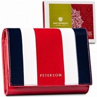 Dámska rôznofarebná kožená peňaženka PETERSON